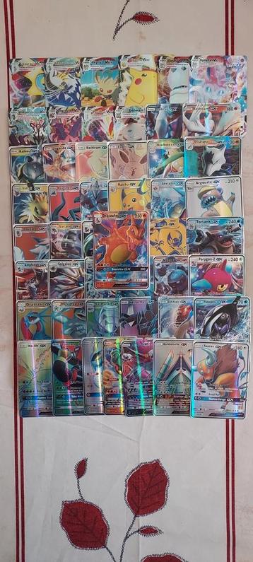 Lot de 50 cartes Pokémon Vmax et GX non officielle 