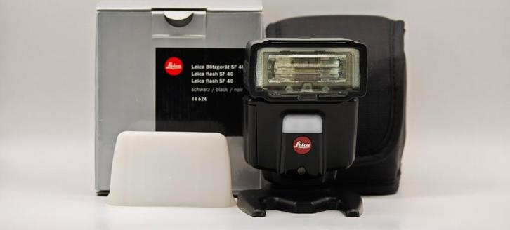 Leica SF40 flash, Audio, Tv en Foto, Foto | Flitsers, Zo goed als nieuw, Overige merken, Ophalen of Verzenden