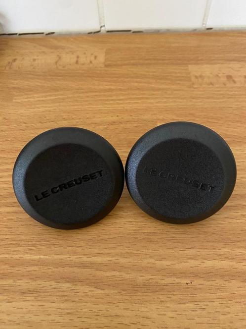 Le Creuset Knop Signature in Kunststof Zwart, Huis en Inrichting, Keuken | Potten en Pannen, Nieuw, Pot, Bus of Blik, Overige materialen