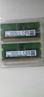RAM geheugen 2 maal 8 gb ddr5 samsung 4800 Mhz, Computers en Software, Ophalen of Verzenden, Zo goed als nieuw, DDR5, Laptop
