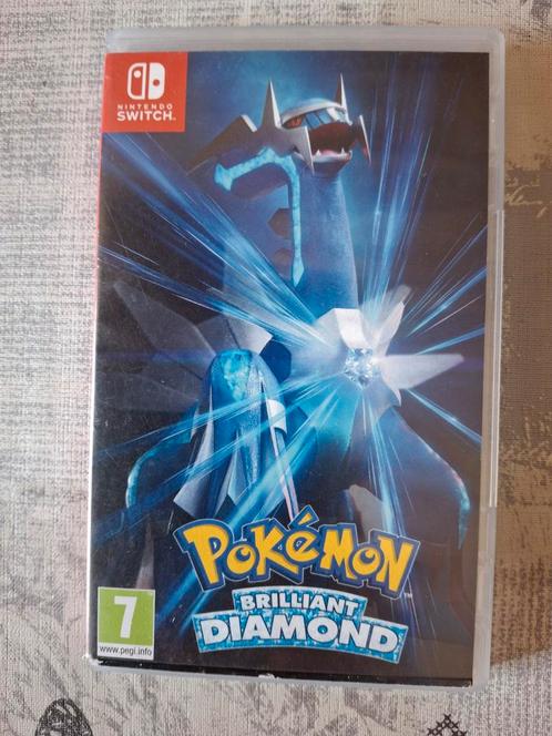 Switch - Pokémon Brilliant Diamond (als nieuw), Games en Spelcomputers, Games | Nintendo Switch, Zo goed als nieuw, Ophalen of Verzenden