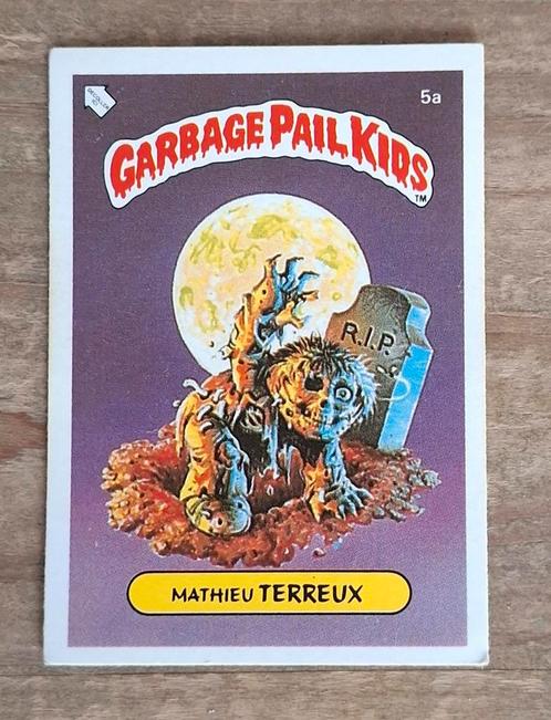 Vuilnisemmer Kids Image 5A Mathieu Terreux Genre Panini, Verzamelen, Stickers, Gebruikt, Ophalen of Verzenden