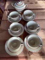 6 Porcelainen tassen en suikerpot, Antiek en Kunst, Ophalen of Verzenden