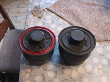 deux cartouches filtrantes pour le masque à gaz abl M51, Enlèvement ou Envoi, Armée de terre, Autres types