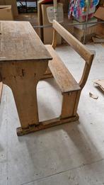 retro schoolbank, Antiek en Kunst, Antiek | Meubels | Stoelen en Sofa's, Ophalen