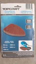 papier abrasif triangulaire 80 x 140 x 140 mm, Bricolage & Construction, Outillage | Ponceuses, Enlèvement ou Envoi, Neuf, Autres types