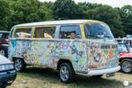 Volkswagen T2a 1968 "Flower Child", Auto's, 4 deurs, Achterwielaandrijving, Schuifdeur, Overige kleuren