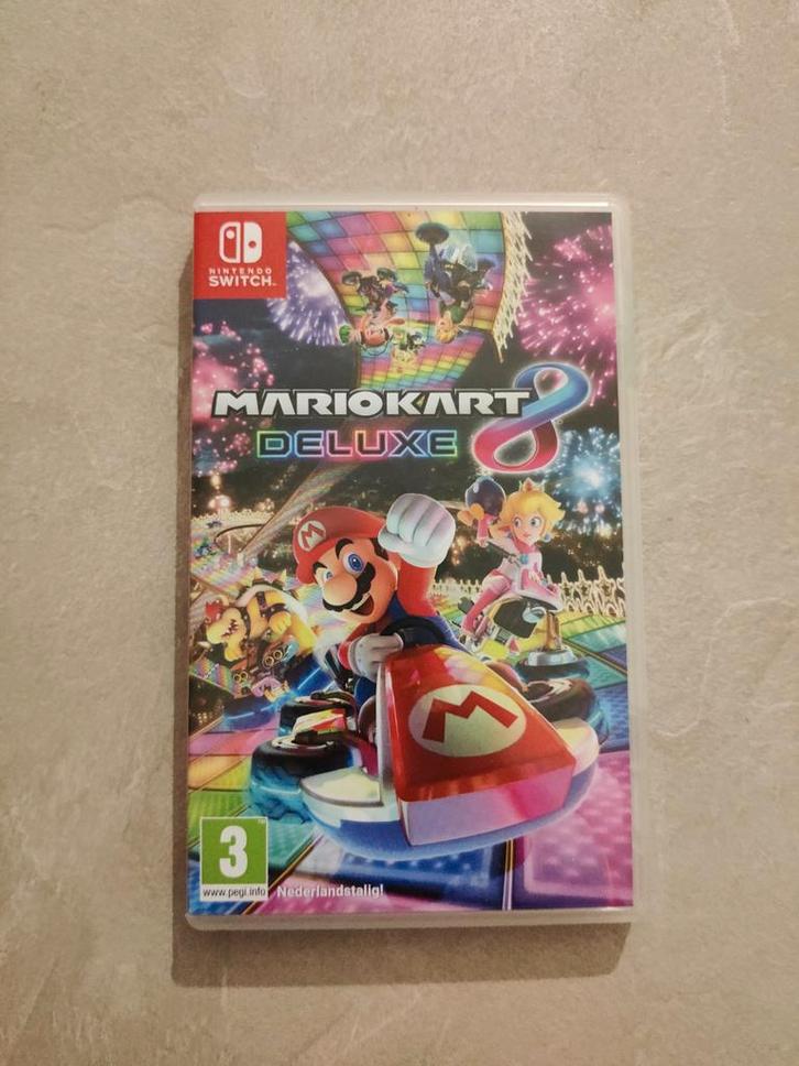 Mario Kart 8 Deluxe, Games en Spelcomputers, Games | Nintendo Switch, Zo goed als nieuw, Racen en Vliegen, 3 spelers of meer, Vanaf 7 jaar
