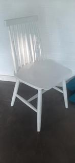 Spijlenstoel wit jaren 50, Huis en Inrichting, Ophalen, Zo goed als nieuw, Wit