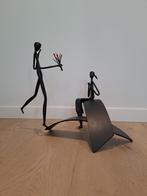 Inox beeldje "liefde", Antiek en Kunst, Curiosa en Brocante, Ophalen
