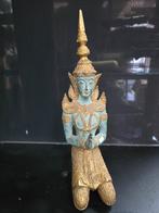 Prachtige bronzen tempelwachter, massief stuk, Ophalen