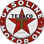Metalen reclamebord Texaco motor oil - retro vintage mancave, Ophalen of Verzenden, Nieuw, Reclamebord
