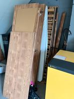 Volledige kinderkamer met hoogslaper, kast en bureau., Ophalen, Zo goed als nieuw