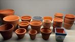 Terracotta bloempotten 25 stuks, Ophalen of Verzenden, Zo goed als nieuw, Terracotta