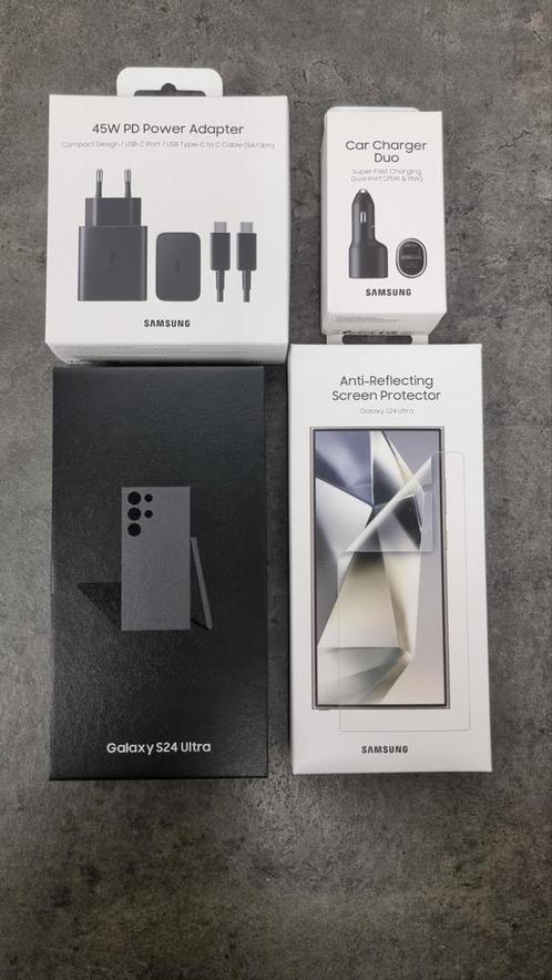 Samsung Galaxy S24 Ultra 1TB GLOEDNIEUWE SAMSUNG, Telecommunicatie, Mobiele telefoons | Telefoon-opladers, Nieuw, Samsung, Ophalen of Verzenden