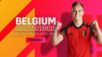 2 Tickets Voetbal België-Montenegro 05/6