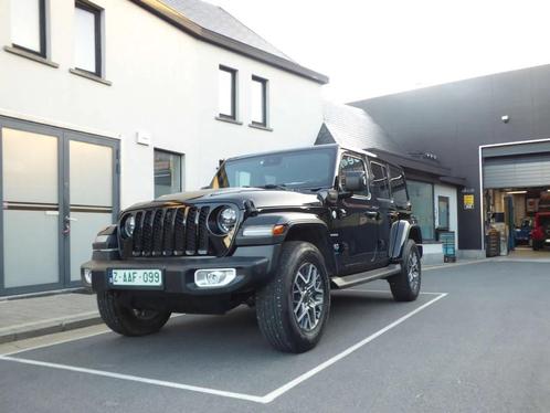 Jeep Wrangler Unlimited Phev hybride * 12000km*Sahara*, Auto's, Jeep, Bedrijf, Te koop, Wrangler, ABS, Achteruitrijcamera, Adaptive Cruise Control