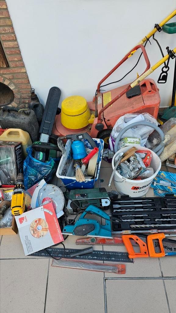 Lot, d outils de jardin, de bricolage et chantier, Doe-het-zelf en Bouw, Gereedschap | Overige machines, Gebruikt, Ophalen
