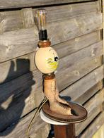 Taxidermie poot struisvogel en ei lamp, Ophalen of Verzenden