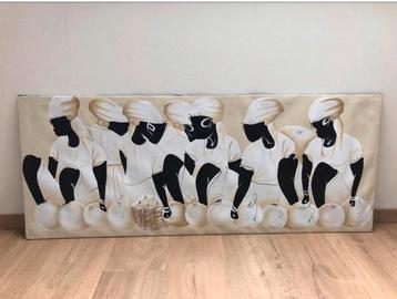 Schilderij op doek - Dominicaanse vrouwen beschikbaar voor biedingen