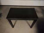 Zwarte houten uitklapbare tafel 73cm H x 90cm B x 50cm L, Huis en Inrichting, Tafels | Bijzettafels, Ophalen, Gebruikt