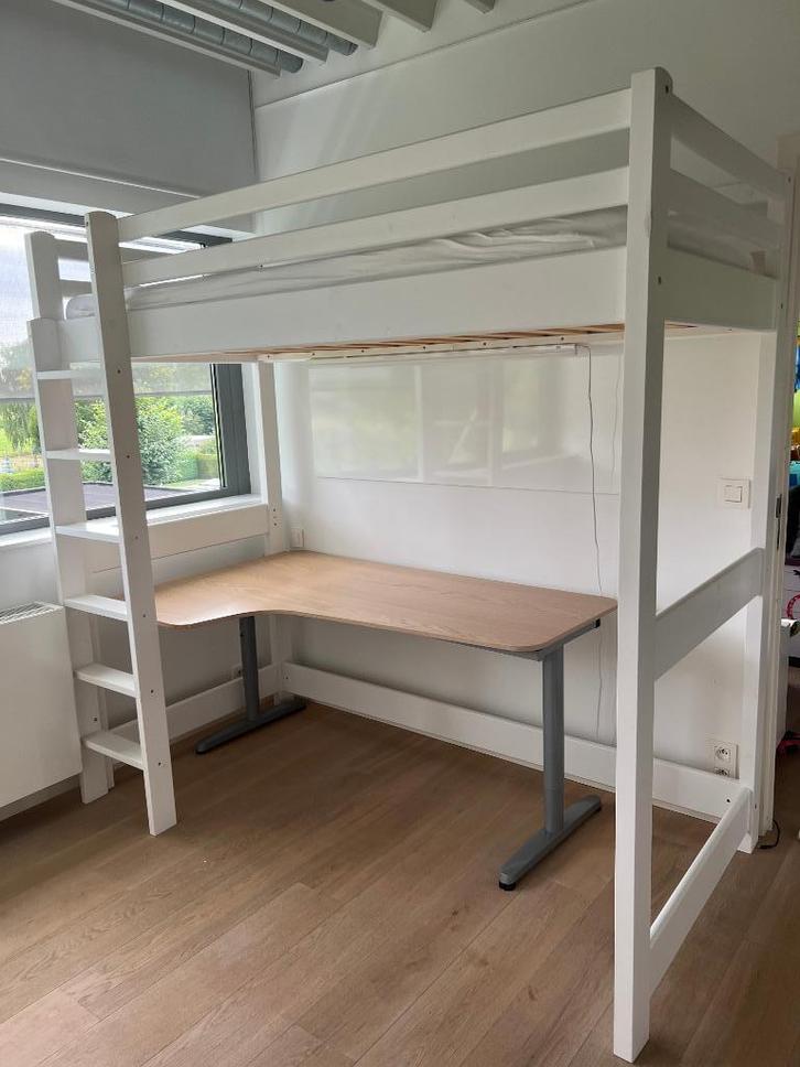 hoogslaper, Huis en Inrichting, Slaapkamer | Stapelbedden en Hoogslapers, Zo goed als nieuw, Hoogslaper, 100 cm, 200 cm, Eenpersoons