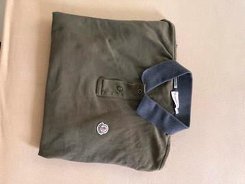 Moncler polo lange mouwen, Moncler, Enlèvement ou Envoi, Comme neuf, Vert