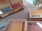 Kapla, 7 dozen gekleurde houten blokken, Ophalen of Verzenden, Zo goed als nieuw, Overige typen