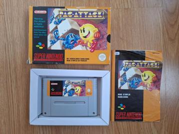 Pac-Attack complete in box (CIB) voor de SNES beschikbaar voor biedingen