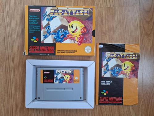 Pac-Attack complet en boîte (CIB) pour la SNES, Consoles de jeu & Jeux vidéo, Jeux | Nintendo Super NES, Comme neuf, Aventure et Action