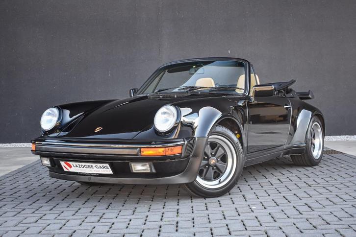 Porsche 930 Turbo Cabriolet 911 - Goed gedocumenteerd, Auto's, Porsche, Bedrijf, Te koop, Elektrische ramen, Lederen bekleding