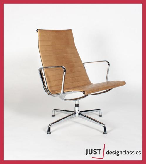 Vitra Eames ea116 Cognac Leder Voor & Achter, Huis en Inrichting, Stoelen, Gebruikt, Twee, Overige kleuren, Ophalen of Verzenden