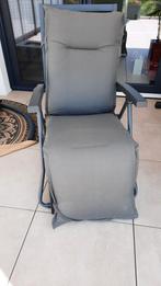CHAISE DE JARDIN RÉGLABLE ROBUSTE, Jardin & Terrasse, Enlèvement, Comme neuf, Réglable