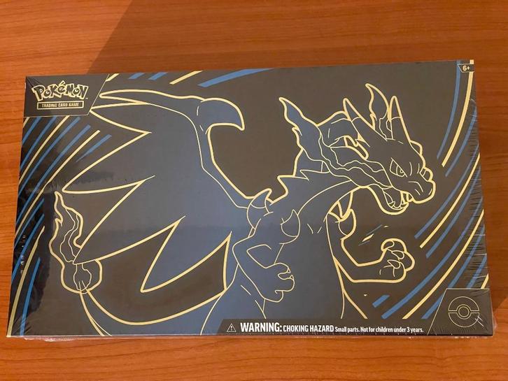 Pokémon SET Mega Charizard X ex UPC + Phantasmal Flames ETB, Verzamelen, Film en Tv, Nieuw, Tv, Foto of Kaart, Ophalen of Verzenden