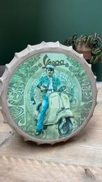 Retro wandbord Vespa, Antiek en Kunst, Ophalen