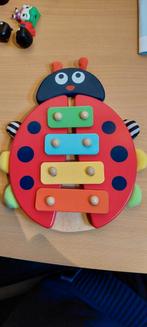 Xylophone en forme de coccinelle en bois, Enfants & Bébés, Enlèvement ou Envoi, Utilisé, Autres types