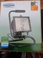 Halogeenstraler, Ophalen, Nieuw, 200 tot 500 watt, Lamp met armatuur