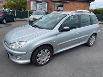 Peugeot 206 sw , 1.6hdi 110ch , clim , prix marchand 
