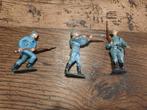 3 oude tinnen soldaatjes, begin 1900, Antiek en Kunst, Curiosa en Brocante, Ophalen of Verzenden