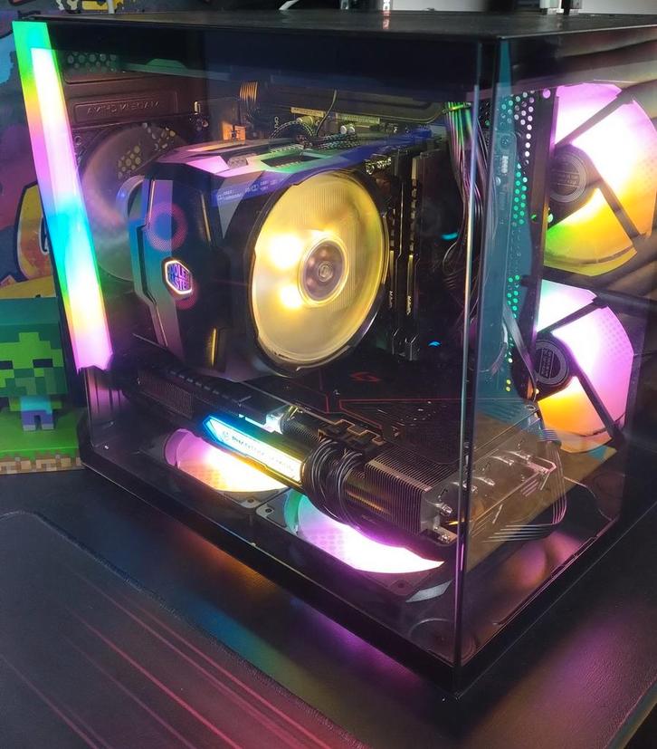 Gaming PC – Ryzen 5 5600X | RX 6750 XT | 16GB RAM | B550M, Computers en Software, Harde schijven, Zo goed als nieuw, Desktop, Intern