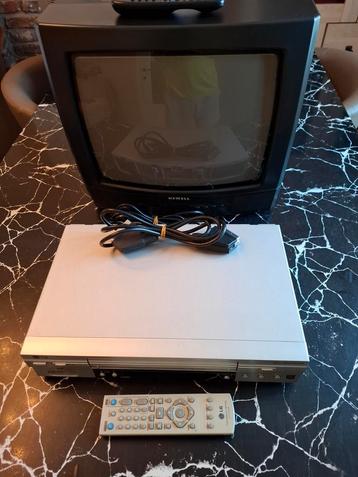 TV + VHS-cassettespeler! Perfecte conditie! beschikbaar voor biedingen