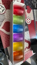 Set van 6 gekleurde glazen, Ophalen, Nieuw
