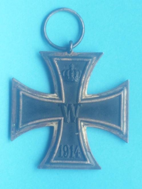 Croix de fer allemande de 2ème classe 1914 Eisernes Kreuz, Verzamelen, Militaria | Algemeen, Landmacht, Lintje, Medaille of Wings