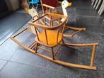 Antieken houten schommelpaarden, Ophalen