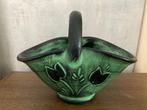 Groen stenen bloemenmand, Jardin & Terrasse, Pots de fleurs, Enlèvement ou Envoi, Neuf, Poterie, Intérieur