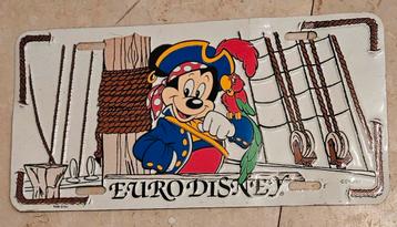 Plaque métal Euro Disney