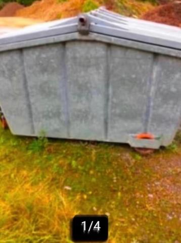 Rolcontainer, afvalcontainer, gegalvaniseerd ANG, Enlèvement, Comme neuf
