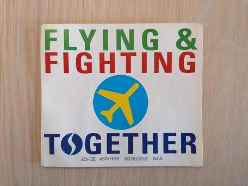 Sabena Sticker #029 Flying & Fighting Together, Verzamelen, Sabenasouvenirs, Nieuw, Ophalen of Verzenden