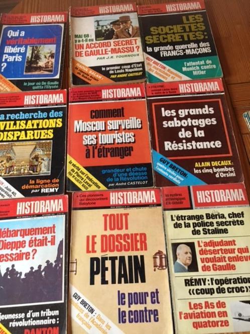 Historama 15 exemplaires, Collections, Revues, Journaux & Coupures, Journal ou Magazine, 1960 à 1980, Enlèvement ou Envoi