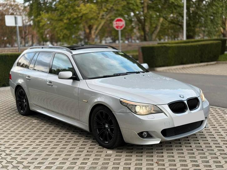 BMW 525D E61 Pack M — 3.0L 197 pk — Automaat, Auto's, BMW, Particulier, 5 Reeks, Lederen bekleding, Diesel, Automaat, Leder, Ophalen